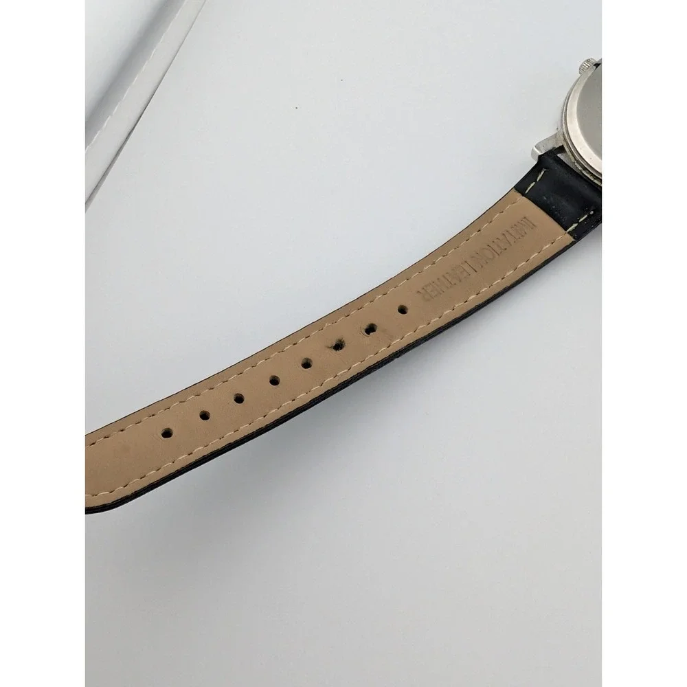 Classic Silver Tone 37mm Case Colorful‎ Hour Mark Women's Watch- New Battery